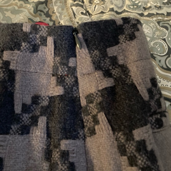 Gorgeous Boden Sz US6R grey/black wool skirt - Picture 5 of 8